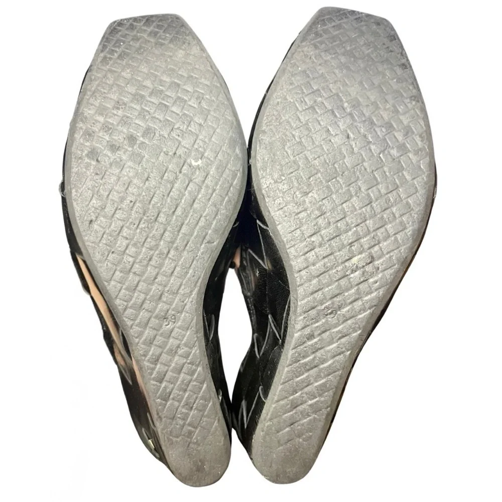 Pons Quintana Fatima Leather Wedge Mules (39) - Picture 7 of 9